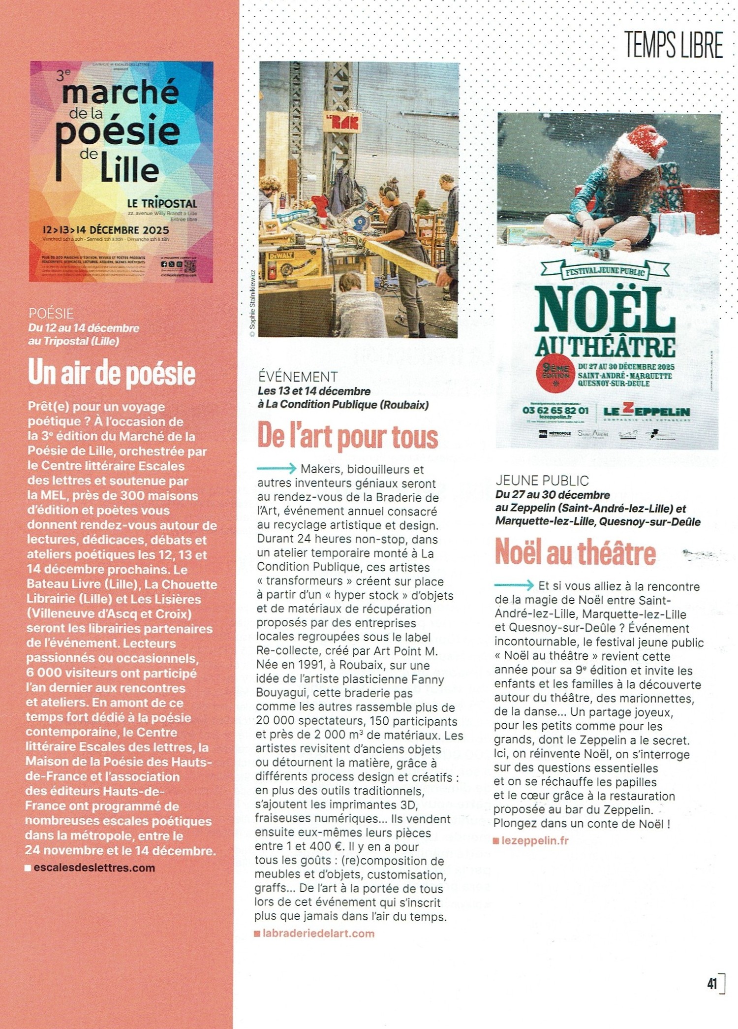 Magazine de la Métropole Européenne de Lille . n°51, novembre 2025